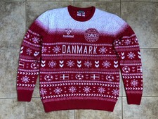 Denmark Hummel Christmas Football Sweater Size L