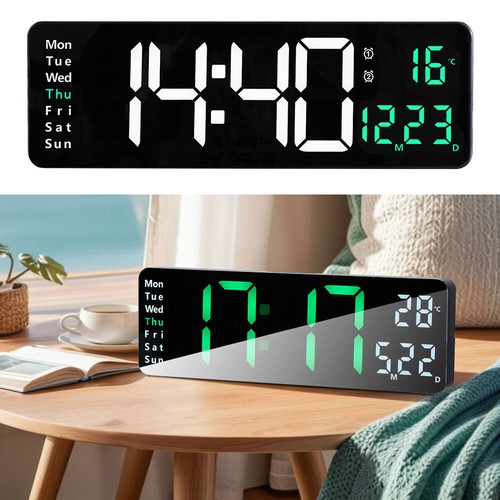 Digital led alarm - clock, large