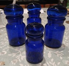 Vintage Cobalt Blue Apothecary