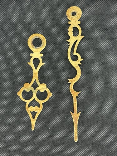 Pair brass dial hands - dial,