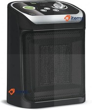 Rowenta SO9266 Mini Excel Eco Safe Fan Heater | 2 Power Levels Black