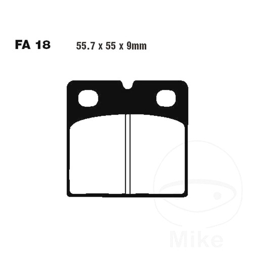 Ebc brake pad semi sintered - ebc,