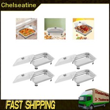4PCS 3L Buffet Trays with Lids