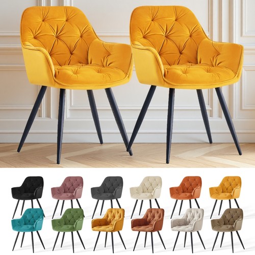 Velvet dining chairs padded - dining,