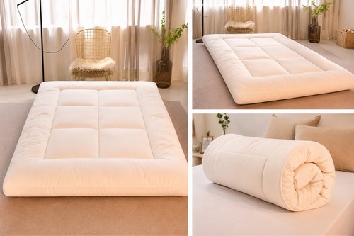 Thick mattress sleeping padded - mattress,