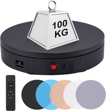 BAOSHISHAN 30cm Motorised Display Turntable 100kg Load Remote 360° Photography
