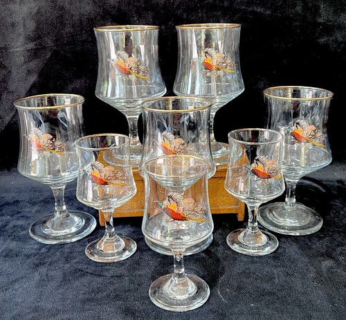 Pheasant design vintage gold - vintage,