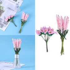  Artificial Flowers Bouquet Simulation Calla Lily Bouquet (Pink) and Simulation