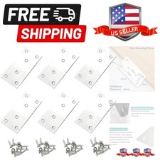 6Pcs Flat Mending Plates, 4" x