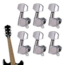 6x Right Tuning Pegs Tuners for Stratocaster Telecaster Guitars Machine Head UK