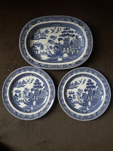 Wedgwood willow meat plate - wedgwood, and