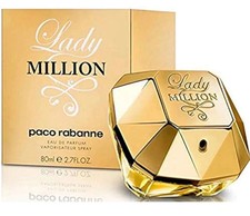 Lady Million Eau de Parfum 80ml EDP Spray Brand New & Sealed in Box