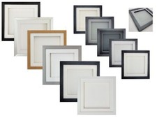 3D Deep Box Frame SQUARE Picture Photo Craft Art Music Medal Hobby CD Display^