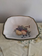 Antique Fruit Bowl. Handprints