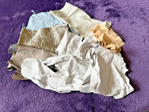 Real leather offcuts scrap - real,