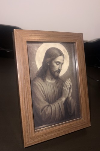Framed photo jesus - framed,