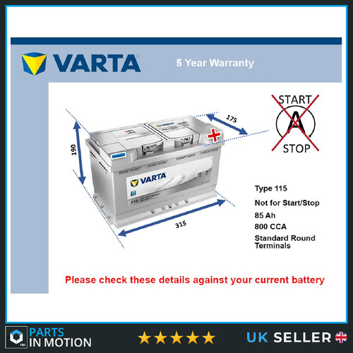 Car battery f19 - f19, 800a