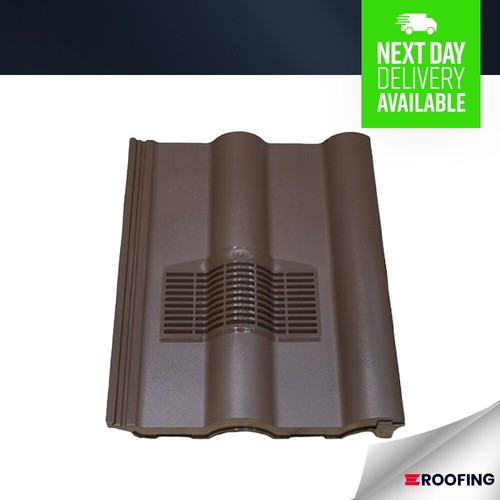 Double roman vent brown - double,