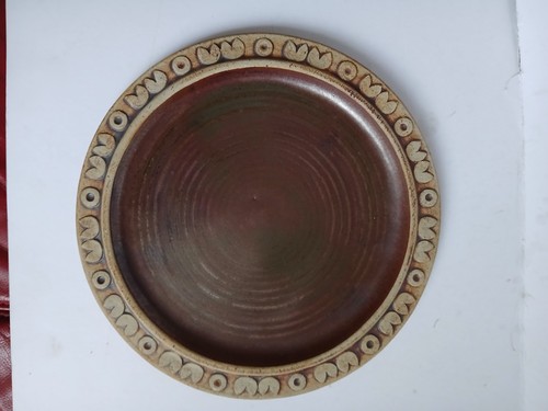 Quantock studio pottery plate - quantock,