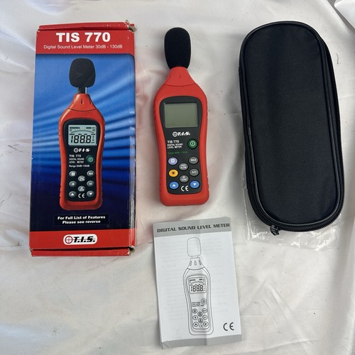 Tis770 digital sound - sound, level