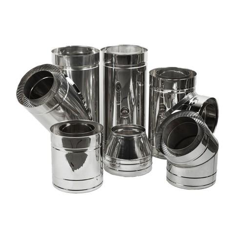 Flue liner twin wall chimney - twin,