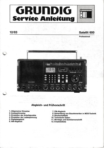 Service manual for grundig - for,