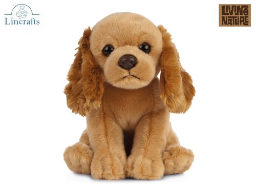 Sitting cocker spaniel plush - cocker,