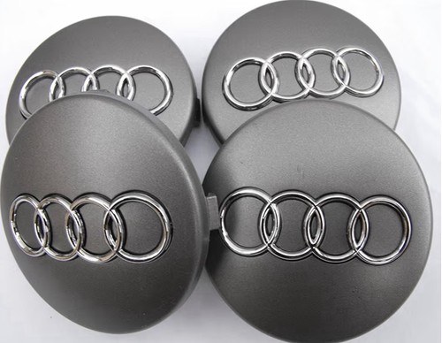 Silver gray audi alloy - gray,