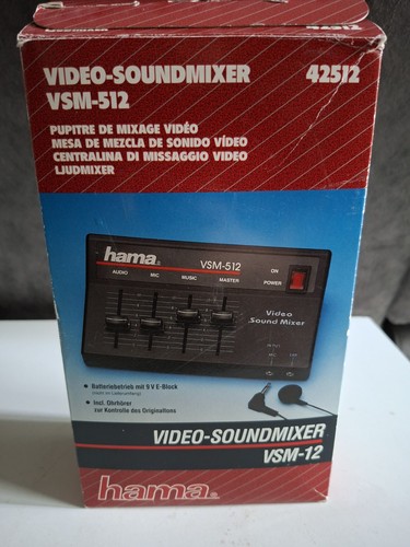 Hama video sound - video, mixer