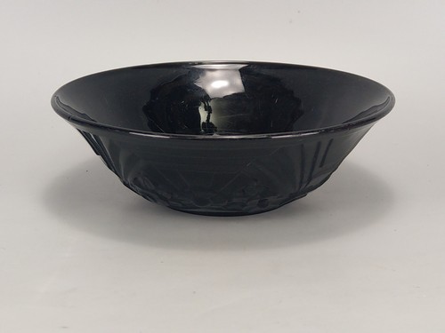 Art deco black amethyst glass - deco,