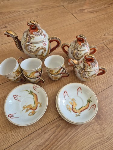Decorative japanese tea set - decorative,