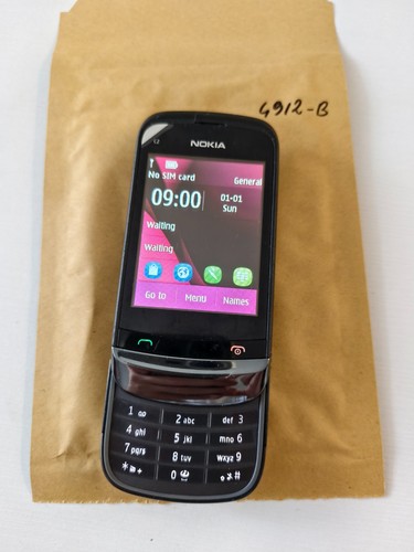 Nokia black chrome - nokia, c2-02