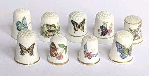 Vintage butterfly thimbles - vintage,