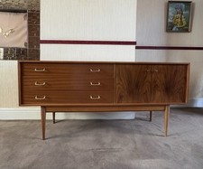 1960’s Vintage Teak & Mahogany Sideboard by Uniflex