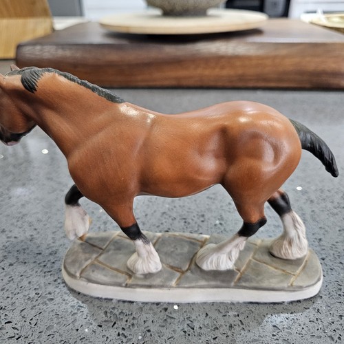 Franklin mint shire horse - franklin,