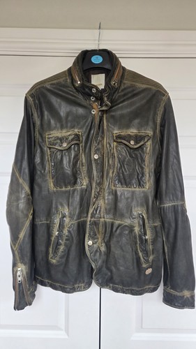 Diesel mens bomber leather - diesel,