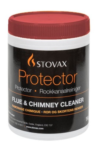 Flue and chimney cleaner - and,