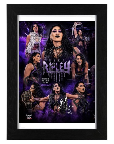 Rhea ripley signed autograph - rhea,