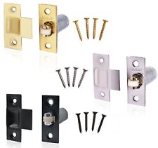 Adjustable Roller Catch Ball Door Mortice Latch Spring Loaded 3 Finishes 3 Packs