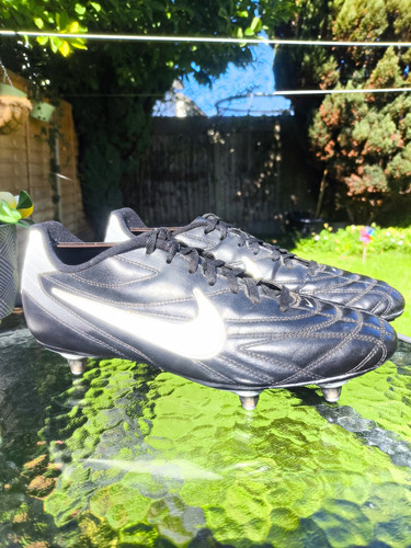 Nike tiempo black - tiempo, black/white