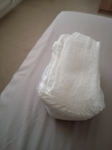 Adult pull nappy pants - up,