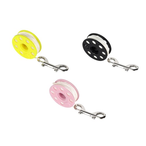 Diving reel with - clip,, finger