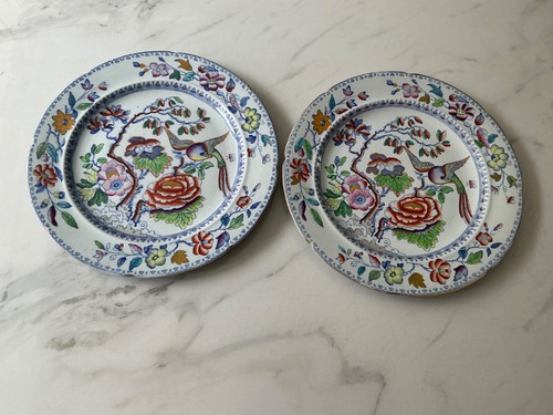Two ironstone china plate - two,