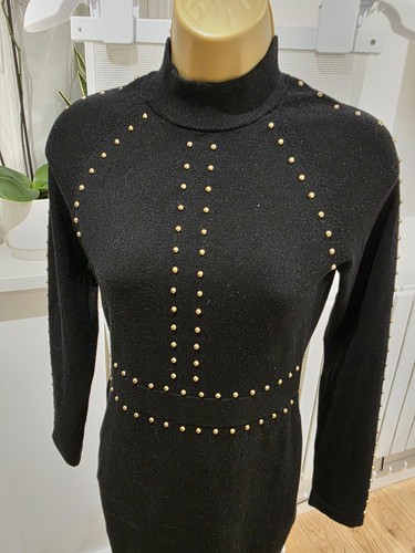 Karen millen black dress with - millen,