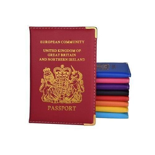 Leather passport holder - pu,