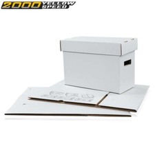 10Pcs Comic Books Storage Boxes Short Holds 150-175 Stackable Durable Archive