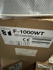 Toa F100WT x 3 Speakers 