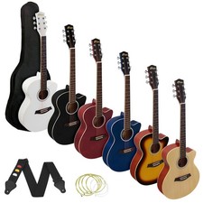  Tiger ACG1-34 Acoustic Guitars with Steel Strings - 3/4 Size 