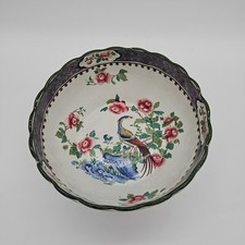 S.Hancock & Sons Corona Ware Bowl Rockery & Pheasant