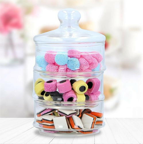Tier clear glass - tier, stackable